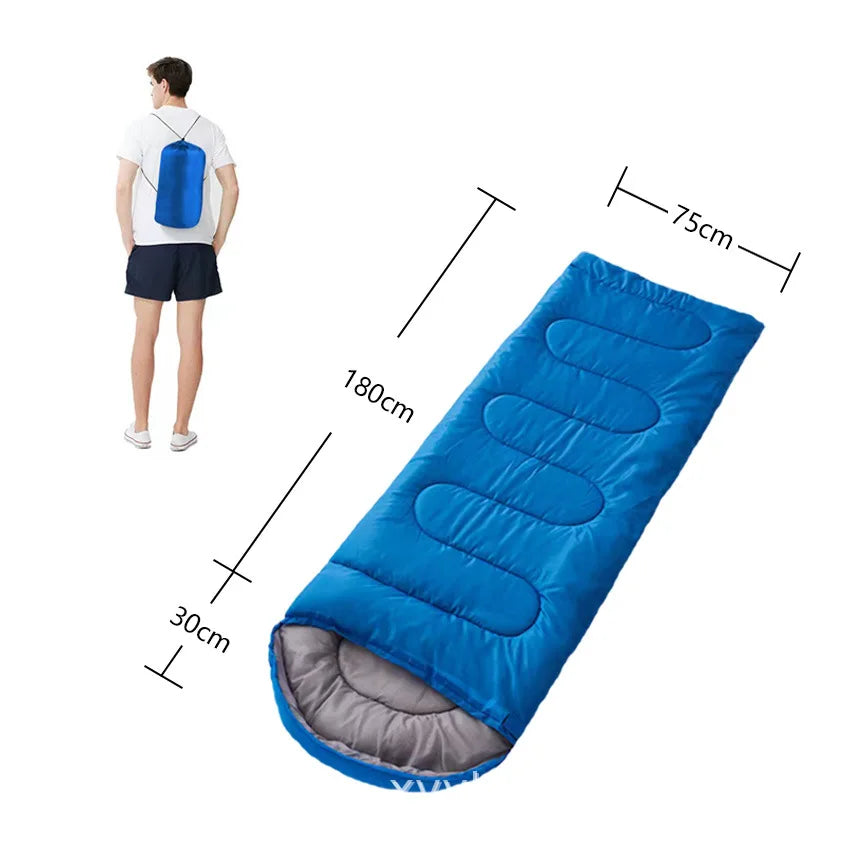 Portable 700g Envelope Mummy-style Sleeping Bag for Adults Made Polyester Perfect Warmth comfort Outdoor Camping Hiking Climbing
