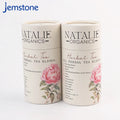 Eco Friendly Customized logo Food Grade Custom Cardboard Cylinder Box Flower Tea Blend Paper Tube Packaging