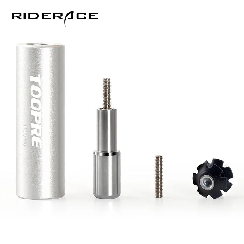 RIDERACE Bicycle Fork Headset Installer Star Nut Cycling Setting Installing Tool Setter Kit Fork Installer Headset Driver Tool