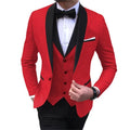 Three-piece Business Suit New Men's  Groom and Groomsman Wedding Dress Suits Performance Formal Dress Suits