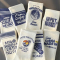 White Crew Sports Socks with Fashion Pattern Anti-Odor Student Basketball High Stockings Medium Hose Socks