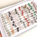 Wholesale High Quality Reiki Different Material Crystal Ring for Gifts Healings Decoration