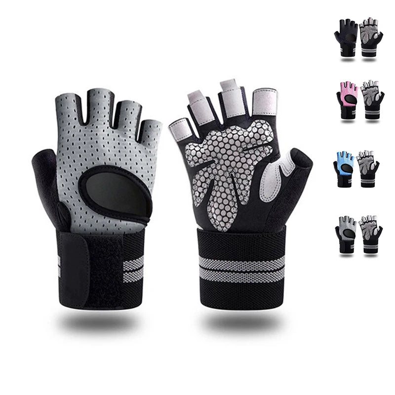 MKAS Weightlifting Workout Gloves With Wrist Support Custom Fitness Weight Lifting Men Women Gym Gloves