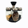 6 Pieces Set Revolving Spice Rack Rotating Herb and Spice Countertop Spice Organizer