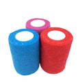 10cm Non-Woven Athletic Tape Self-Adhesive Elastic Crepe Cohesive Bandage 4.5m Length Zinc Oxide Glue Custom Logo Printed Free