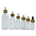 5ml 10ml 15ml 20ml 30ml 50ml 100ml Transparent Matte Skin Care Essence Glass Essential Oil Bottle Rubber Dropper