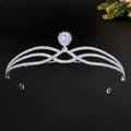 Princess Headdress Crown Baroque Hair Accessories Bride Wedding Tiara and Tiara for Women