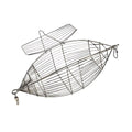 Stainless Steel Bait Cage Basket Feeder Holder Fishing Lure Accessories