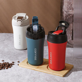 400ml Double Wall Insulated Coffee Mug Stainless Steel Insulated Coffee Cup Vacuum Tumbler BPA Free