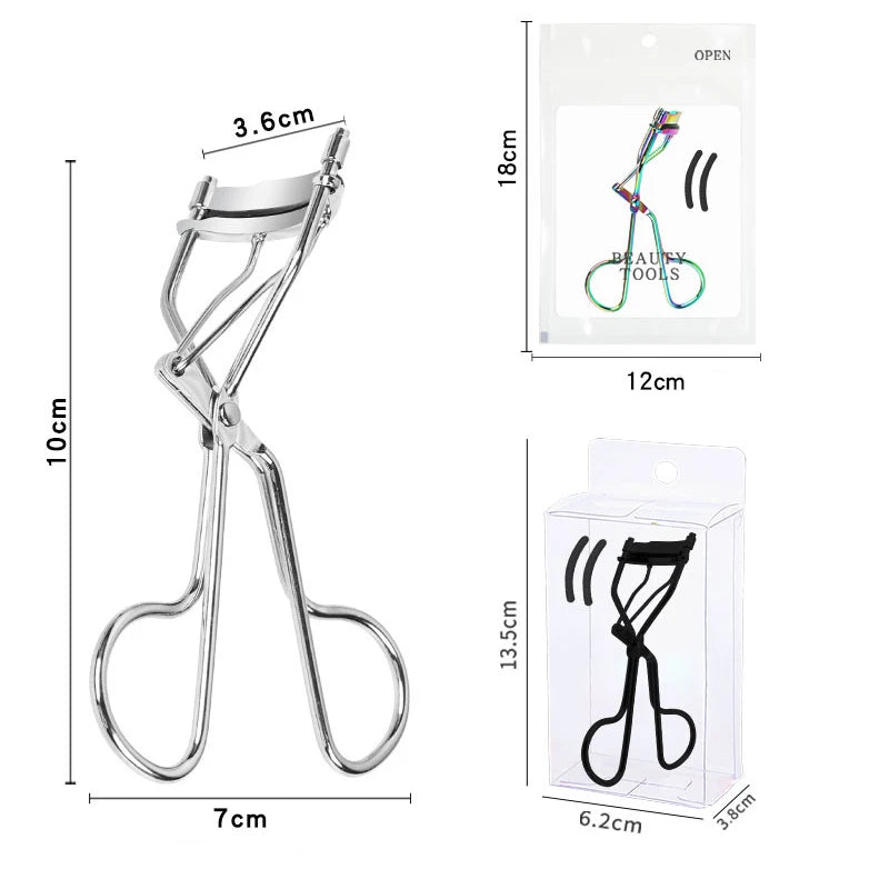 Hot Sale Colorful Bling Eye Lash Auxiliary Curler Silver Bling Black Beauty Tool Set Wholesale Low Price Eyelash Pressed Curling
