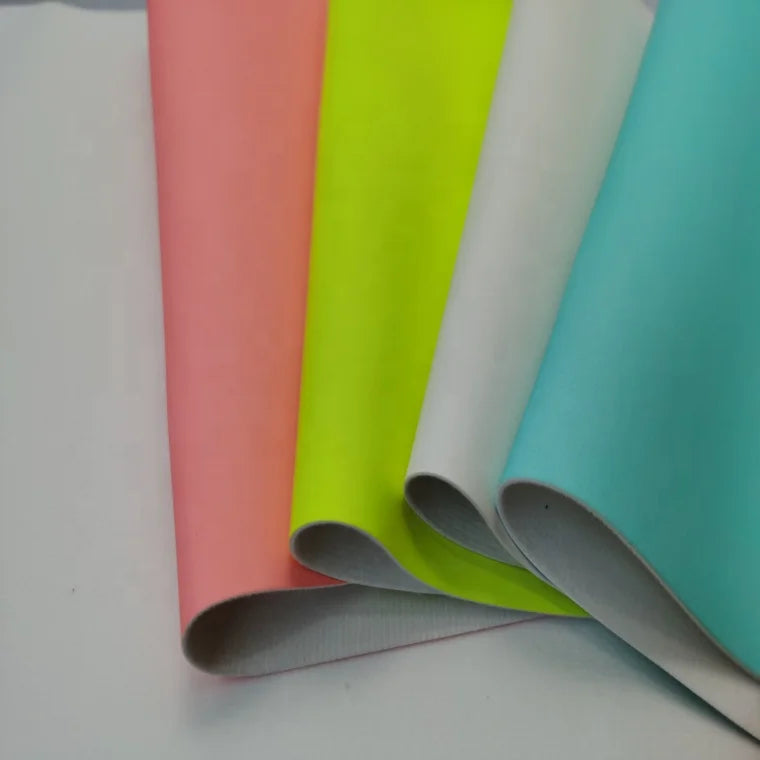 Hot Sales Original Luminous Special Fluorescent Leather Fabric Glow in the Dark Dress Purse Fabric Synthetic Leather