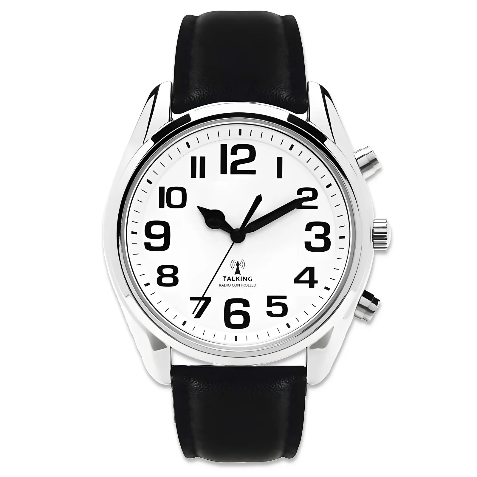 Lady's Talking Atomic Watch Automatic Radio Controlled Time Setting With Jumbo Numbers for SeniorsVisually Impairedor Elderly