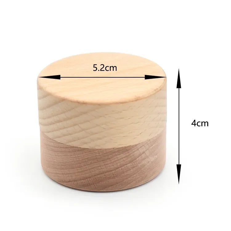 Personalized Wooden Jewelry Packaging Box Wedding Ring Box With Custom Logo