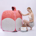 Modern Portable Electric Sauna Heater 1500W Multi-Functional Household Wet Steam Sauna Tent Transom Windows Acrylic Apartment