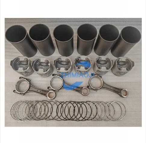 CSJHPSS Excavator Repair Kit Engine 6hk1 Engine Parts Rebuild Kit 6HK1 Liner Kits for Isuzu