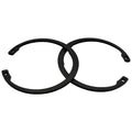 DIN472 Durable Custom Black Steel Internal Circlips Retaining Rings 47-54 HRC Hardness M12-M20 Specifications Heavy Industry Use