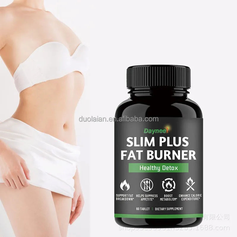 Private Brand Natural Herbal Slim Plus Adult Weight Loss Tablets Fast Slim Belly Fat Burner Detoxing