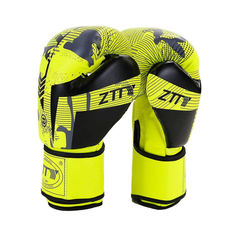 Wholesale PU Leather Custom Bulk Boxing Glove 16 Ounces Mma Muay Thai Training Gym Boxing Gloves Adults