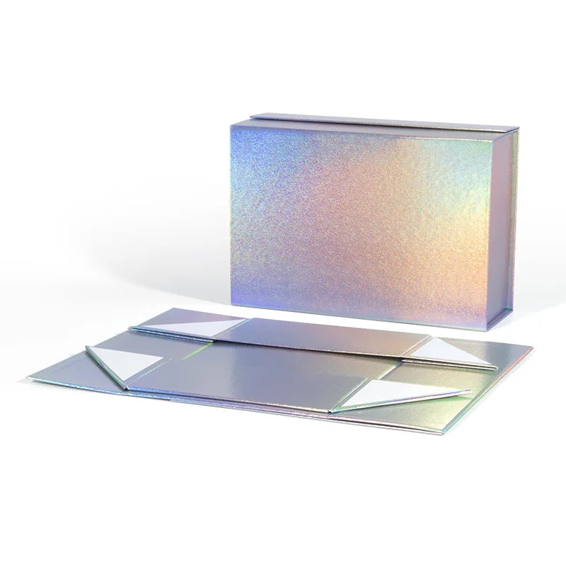 Customizable Small Foldable Magnetic Gift Box Recycled Materials Sponge for Dresses Ready Ship Logo Matte Finish Jewelry Storage