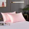 Low MoQ Oeko Tex Certificate 100% Pure Mulberry Silk Pillowcase Rose Pink Pillowcase 22 Momme Envelope Pillowcase