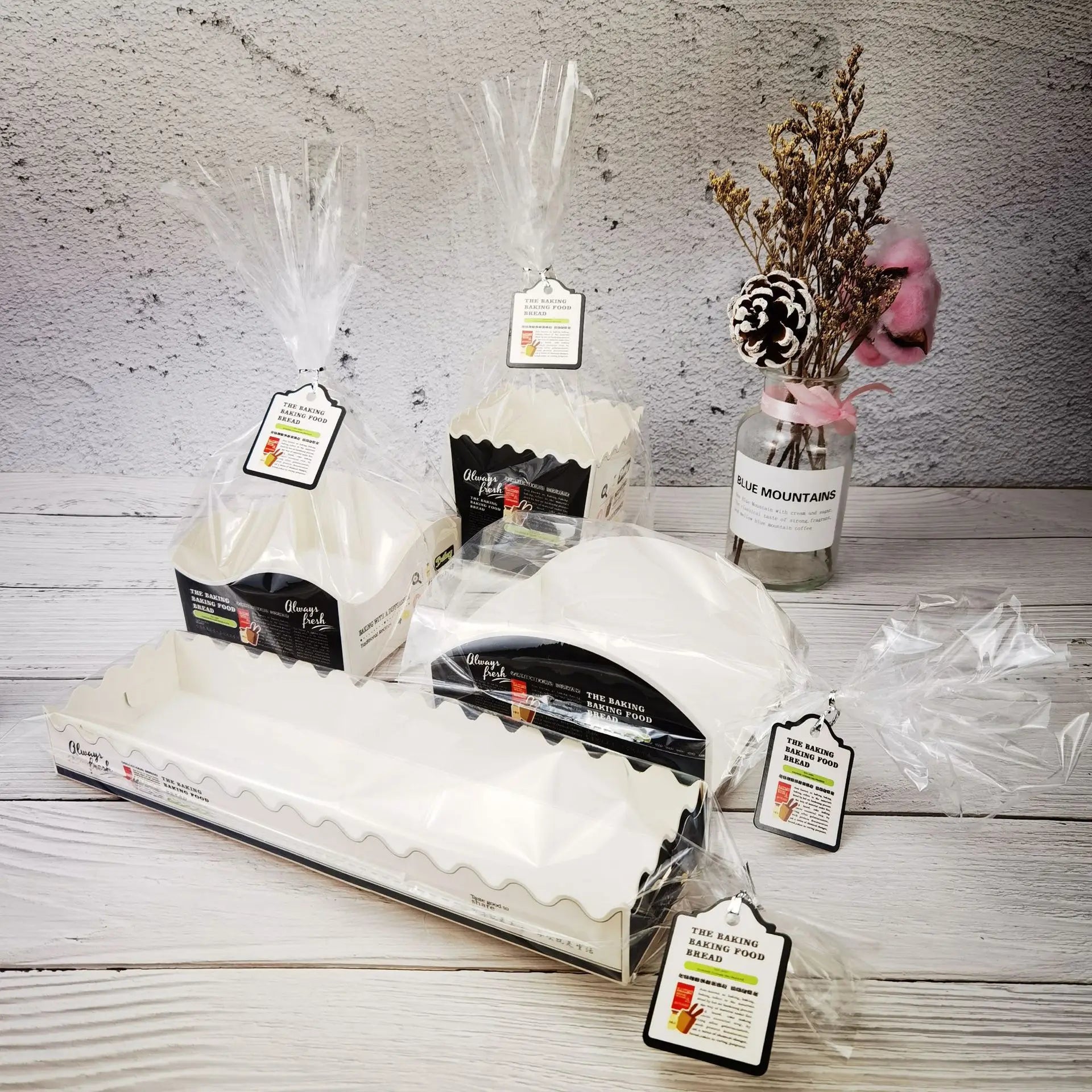 Wholesale Custom Logo Lawrence Breakfast Bread Boxes Toast Baking Packaging Box for Bread