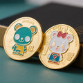 Factory Custom Logo Metal 2D 3D Design Enamel Gold Antique Plated Commemorative Souvenir Challenge Coin for Collectible