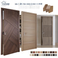 Russian High Quality Solid Interior Doors Wood Veneer Indoor Doors for House MDF Single Prehung Interior Door