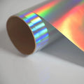 AOLI Eco-Solvent Printable Holographic Film Self Adhesive Vinyl Laser Adhesive Sticker Roll With Strong Glue