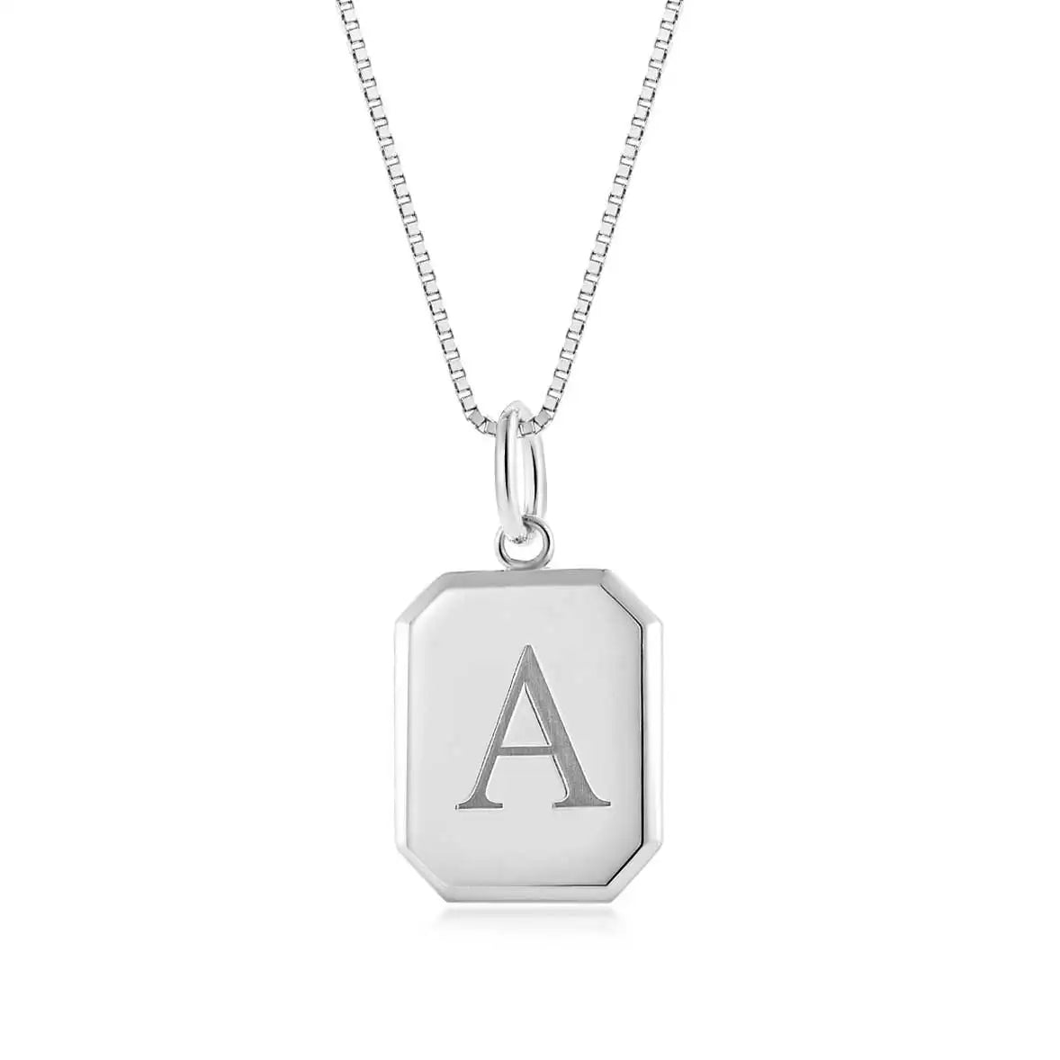 QX Custom Personalized Logo 925 Sterling Silver Fine Jewelry a Letter Memory Women Mom Mothers Day Necklace
