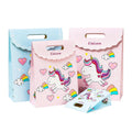 Wholesale Kids Birthday Party Favor Coated Paper Bags with Cute Cartoon Design Offset Printing Flip Top & Recyclable