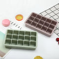 Wholesale Bpa Free Food Grade Silicone Big 6 Grid Ice Cube Tray DIY Ice Cream Silicone Ice Mould with Lid