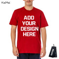 Wholesale Customize Logo Print Cotton Tshirts Short Sleeve T Shirt Solid Men and Women Blank Shirt