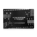 Stainless Steel String Action Ruler Gauge Guitar Set-Up Repair Tool Luthier Electronic Guitar Bass Customizable Thickness
