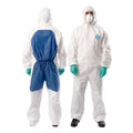 55gsm Wholesale Bulk Type 5/6 CE Breathable Medical Protective SMS Microporous Disposable Coverall