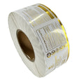 Bulk Custom Brand Name Hot Stamping Gold Foil Printing Adhesive Vinyl Waterproof Stickers for Candle Craft Photo Frame