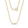 RINNTIN BSC20 Wholesale Chaine Au Cou Silver Chain Solid 925 Sterling Silver O Cross Chain Necklace for Women