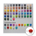 100g 4073 Plate Round 1x1 Building Blocks Plastic MOC Bricks Parts Pixel Art DIY Compatible Plastic MOC Bricks Parts