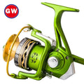 GW FishingGWG All-Metal Head Spin Wheel Fishing Line Wheel Sandrod Sea Fishing Rod Road Asian  Long-Range FishinD