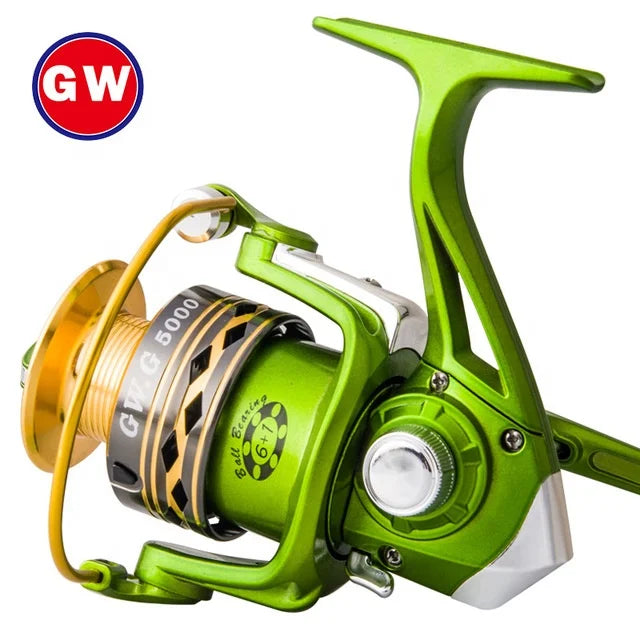 GW FishingGWG All-Metal Head Spin Wheel Fishing Line Wheel Sandrod Sea Fishing Rod Road Asian  Long-Range FishinD
