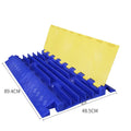 Hot Sale Blue Plastic Mixture Cable Protector 5 Channel Cable Ramp Speed Bumps
