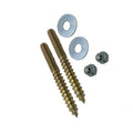 Steel Sink and Toilet Nail Fasteners Set DIN938 Bathroom Basin Fasteners Plain Finish