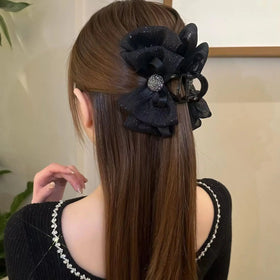 New Fashion Crystal Shark Hair Clips Butterfly Bows Rhinestone Designer Hair Claw Clips Hair Accessories