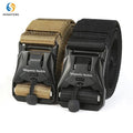 Wholesale Casual Magnetic Buckle Polyester Belt Custom Logo Adjustable Waist Belt