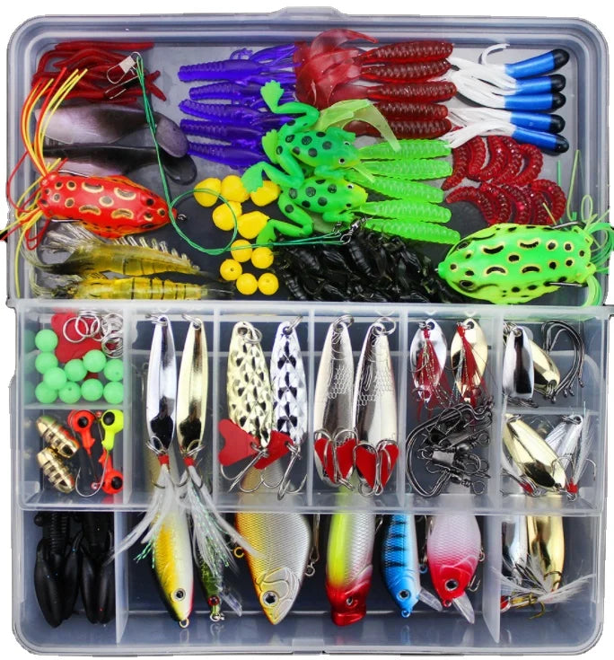 Factory Wholesale Luya Bait 141pcs  Layer Cross-border E-commerce Fishing Lure Set
