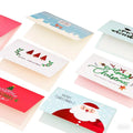 Multi Colors Bi Fold Blank Insert Merry Christmas Cards with Envelopes Greeting Cards