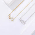 Luxury Vintage Cubic Zircon Pendant Necklace Europe Hot Selling Sterling Silver Square Diamond Choker Necklace for Women