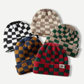 Sewingman 23SM9027 Cuff Beanies Hat Winter Custom Checked Knit Item Thick Adult Unisex One Size Fits Allone Size Fits All 5 Pcs