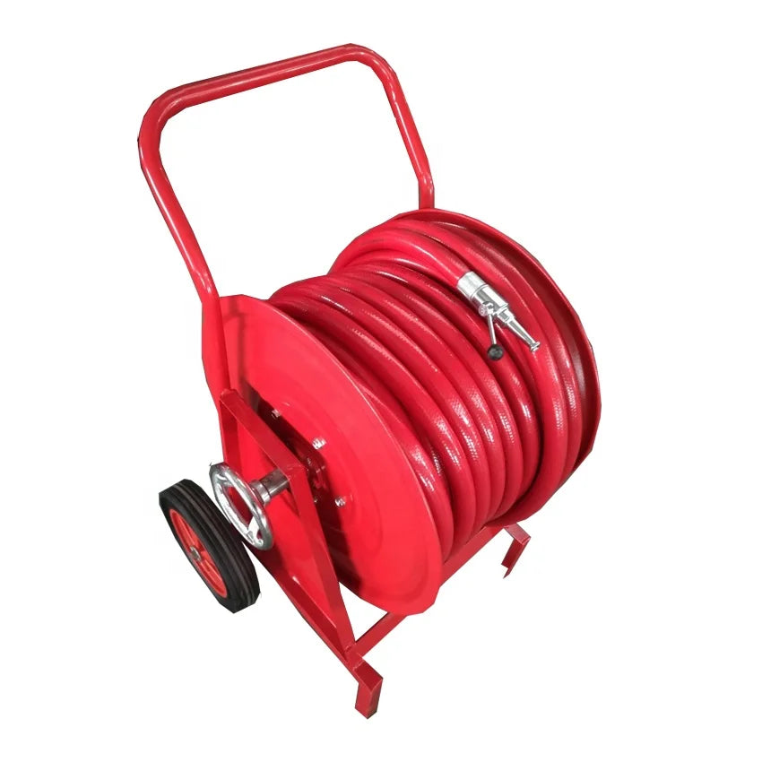 EN694 Approved High Pressure Hose Reel Cart with Trolley