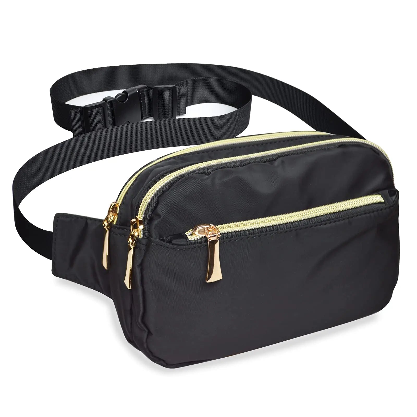 Wholesale Fanny Packs for Women Men Fashion Belt Waist  Bag Fanny Pack for Girls Boys with 5 Pockets Adjustable Belt