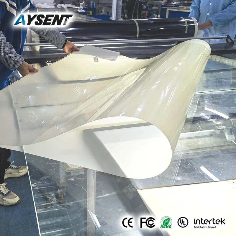 Modern Decorative Black PDLC Smart Tint Switchable Electronic Film Clear to Opaque PET Heat Insulation Explosion-proof